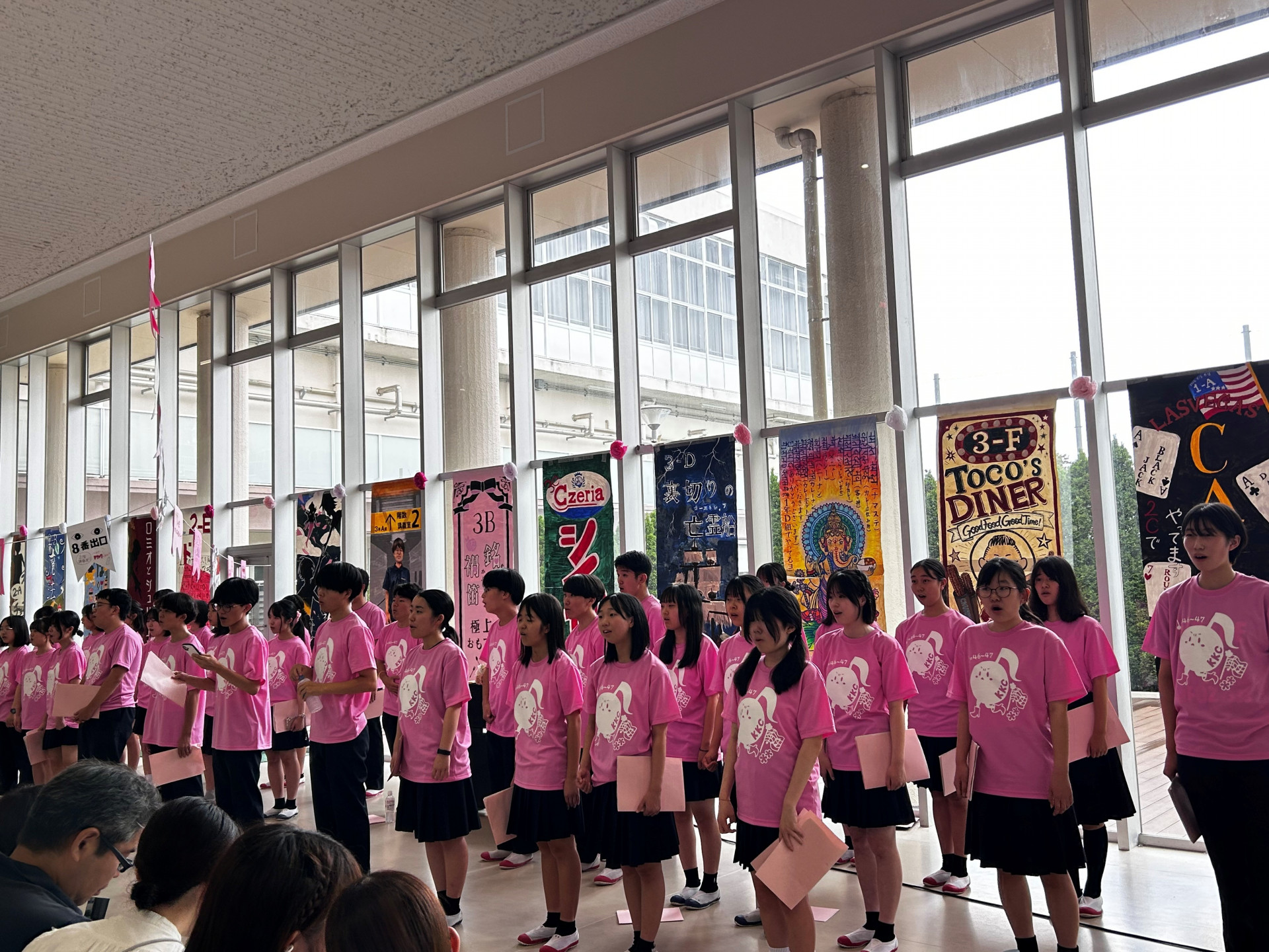 コーラス部　桜樹祭の様子